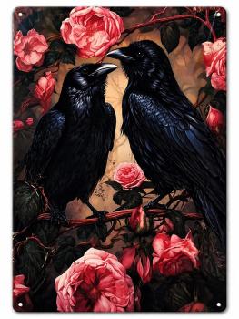 Raben & Rosen – Gothic Wanddeko im Dark Art Vintage Stil