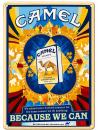 Camel Retro Werbung – Vintage Wanddeko im klassischen Reklame Stil